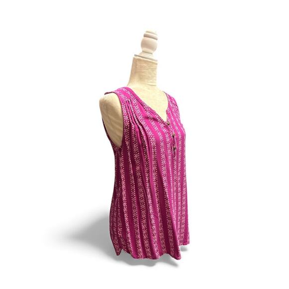 Sonoma Goods for Life Women’s Purple BOHO Tunic Tank Top Size Medium - Picture 3 of 9